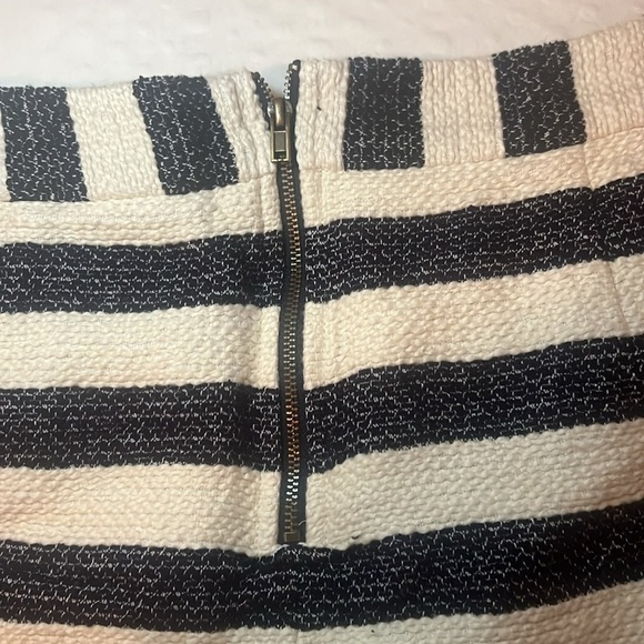 Forever 21 tweed skirt size M striped academia mini - Picture 5 of 8